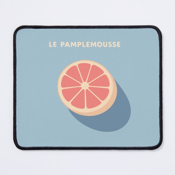 Item preview, Le Pamplemousse Retro Grapefruit Minimal Art designed and sold by AbsoluteMotif.