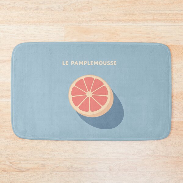 Item preview, Le Pamplemousse Retro Grapefruit Minimal Art designed and sold by AbsoluteMotif.