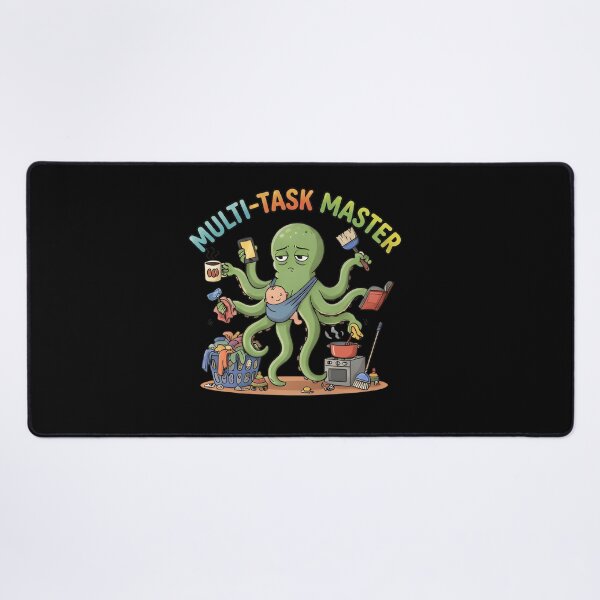Item preview, Multi-Task Master Octopus Shirt – Funny Busy Mom Tee designed and sold by ZyxDes.