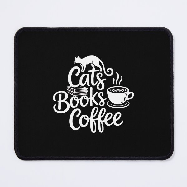 Item preview, Cats Books Coffee Cat Lover designed and sold by SapfireStuArt.