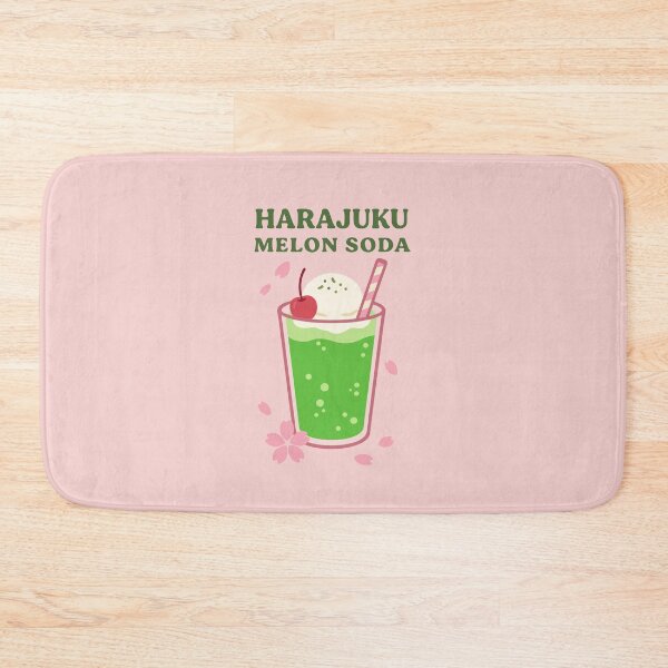 Item preview, Harajuku Melon Soda Kawaii Japanese Drink Art designed and sold by AbsoluteMotif.