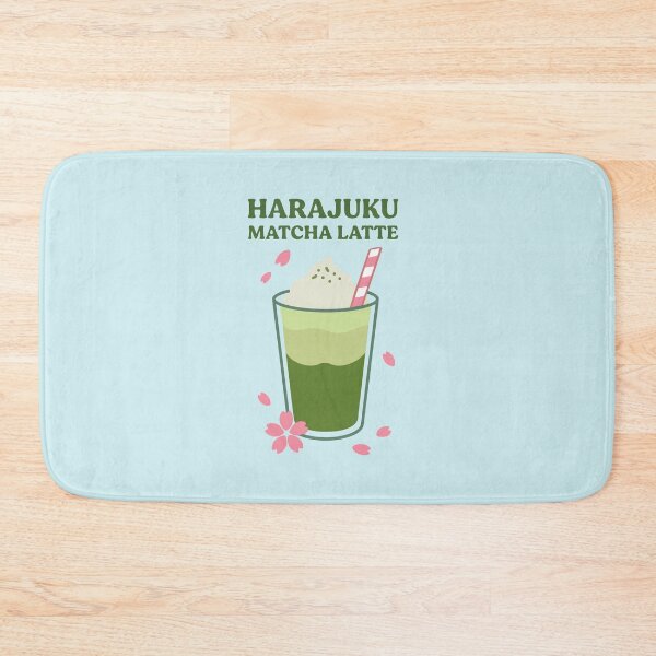Item preview, Harajuku Matcha Latte Kawaii Japanese Cafe Art designed and sold by AbsoluteMotif.