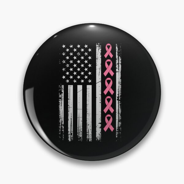 Item preview, Breast Cancer American Flag Breast Cancer Awareness designed and sold by SapfireStuArt.