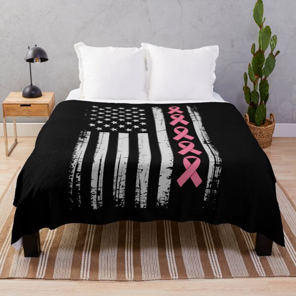 Item preview, Breast Cancer American Flag Breast Cancer Awareness designed and sold by SapfireStuArt.
