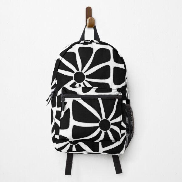 Item preview, Black and White Retro Floral Pattern Design designed and sold by AbsoluteMotif.