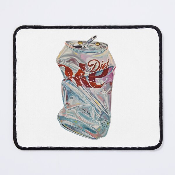 Item preview, Crushed Coke Diet Can 90s Grunge Still Life Art designed and sold by Mustangana.