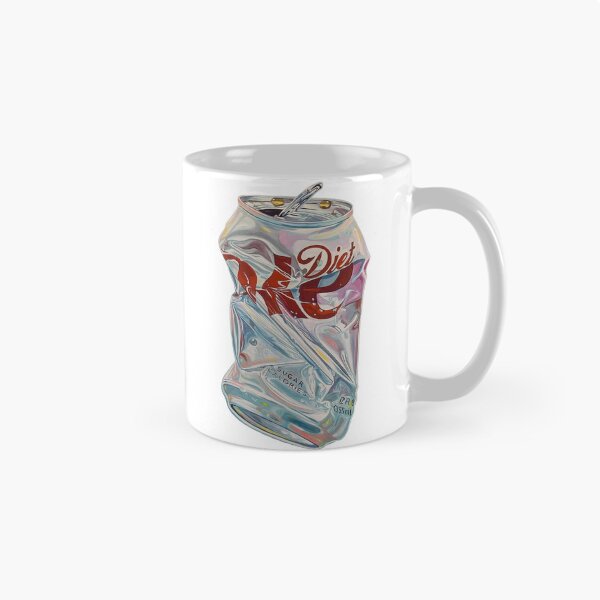 Item preview, Crushed Coke Diet Can 90s Grunge Still Life Art designed and sold by Mustangana.