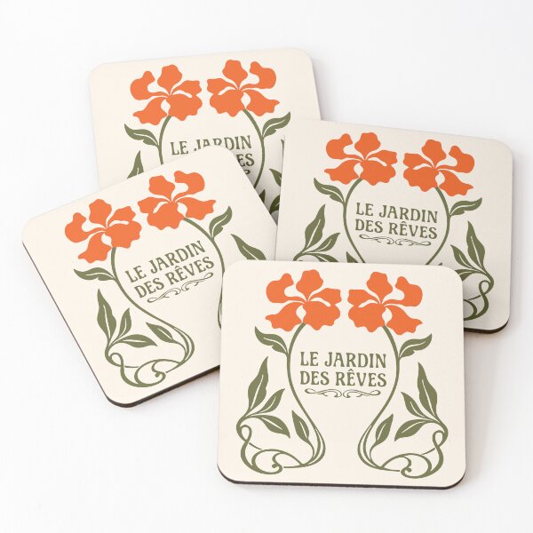 Item preview, Le Jardin des Rêves Art Nouveau Botanical Design designed and sold by AbsoluteMotif.