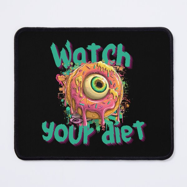 Item preview, Funny Horror Diet Quote - Scary Glazed Donut Graphic Design designed and sold by illeN-Art-World.