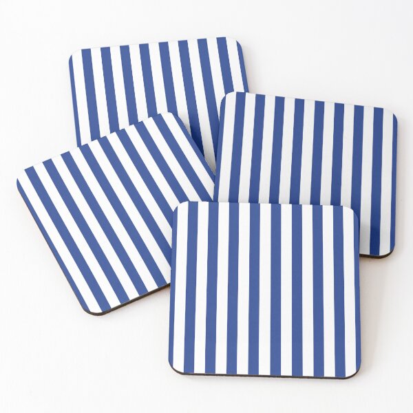 Item preview, Blue Stripe Pattern – Scandinavian Coastal Minimalist Bold Lines designed and sold by TheSlowShore.