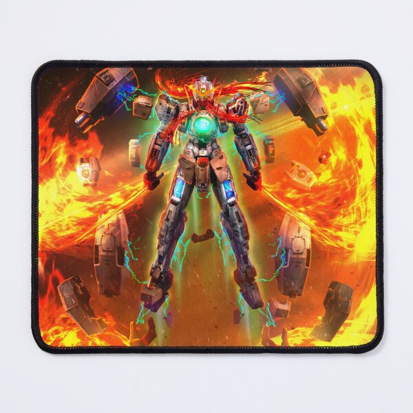 Item preview, Copy of GN-004 Gundam Nadleeh vitrue Gundam Exia artwork ink illustration full colour on fire designed and sold by sabartgunpla.