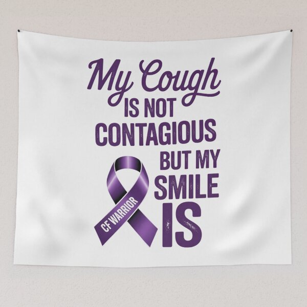 Item preview, Cystic Fibrosis Awareness Purple Ribbon designed and sold by sailorjessiArt.