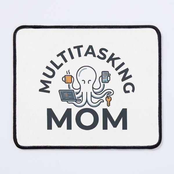 Item preview,  Minimal Multitasking Mom Shirt – Modern Octopus Mom Tee designed and sold by ZyxDes.