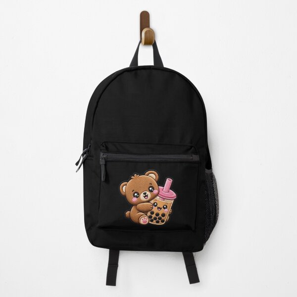 Item preview, Sweet Baby Bear Bubble Tea Embroidery Patch designed and sold by ColorSplash123.