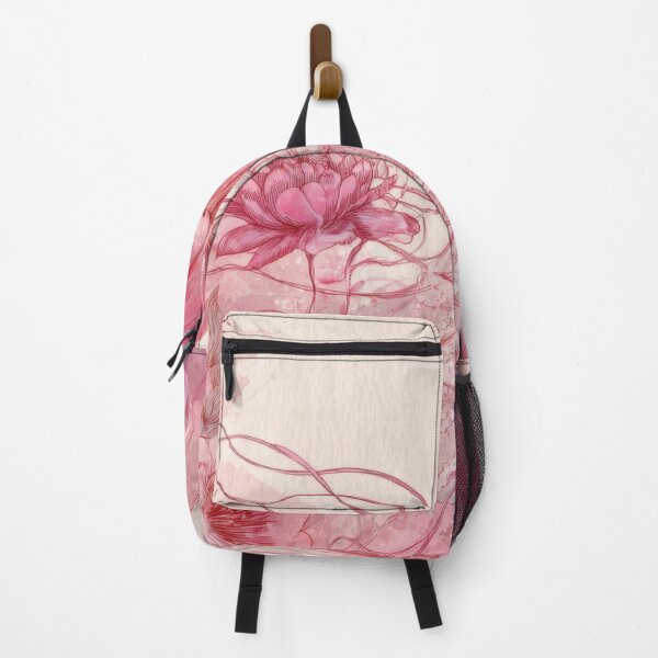 Item preview, Jellyfish swims among pink flowers designed and sold by anytka.