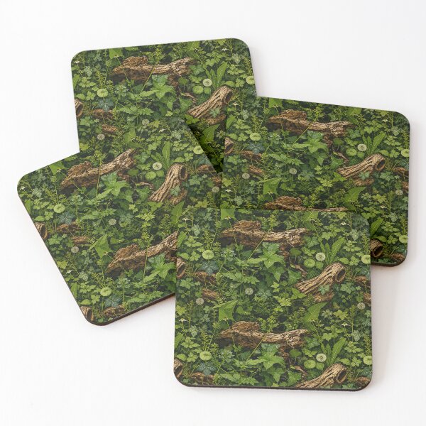 Item preview, Wild Green Repeating Pattern – Forest Floor Nature Texture designed and sold by InnerwayStudio.