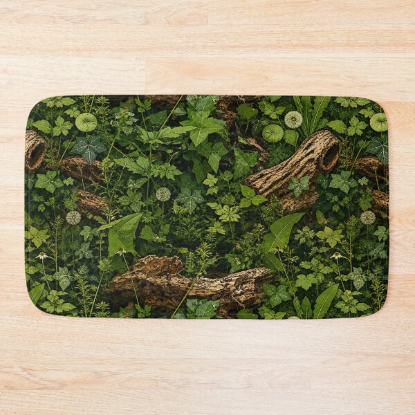 Item preview, Wild Green Repeating Pattern – Forest Floor Nature Texture designed and sold by InnerwayStudio.