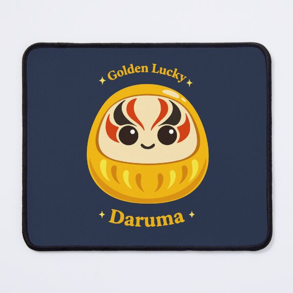 Item preview, Golden Lucky Daruma Japanese Kawaii Design designed and sold by AbsoluteMotif.