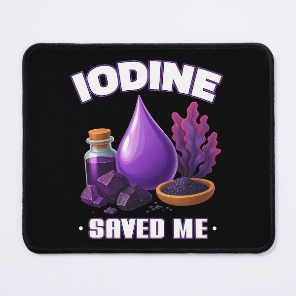 Item preview, Iodine Saved Me - Vibrant Purple Supplement Graphic designed and sold by Jt41.
