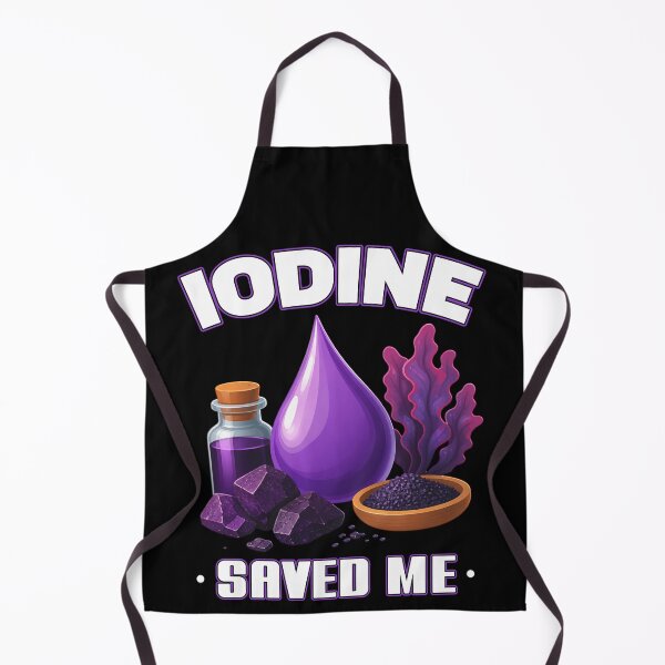 Item preview, Iodine Saved Me - Vibrant Purple Supplement Graphic designed and sold by Jt41.