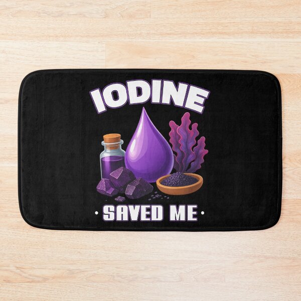 Item preview, Iodine Saved Me - Vibrant Purple Supplement Graphic designed and sold by Jt41.