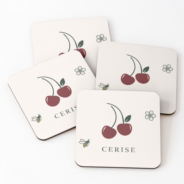 Item preview, Cerise Vintage Cherry Botanical French Art designed and sold by AbsoluteMotif.