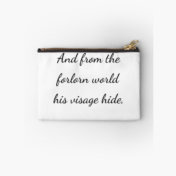 Item preview, "And from the forlorn world his visage hide," - handwriting black designed and sold by ariksworld.