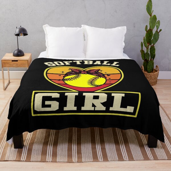 Item preview, Retro Heart Bow Softball Girl Shirt designed and sold by LashondaGreen89.