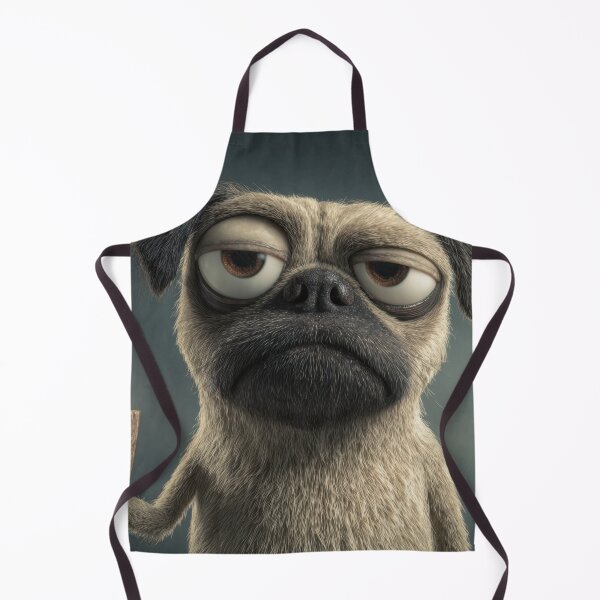 Item preview, Dog holds a cup and looks bored designed and sold by anytka.