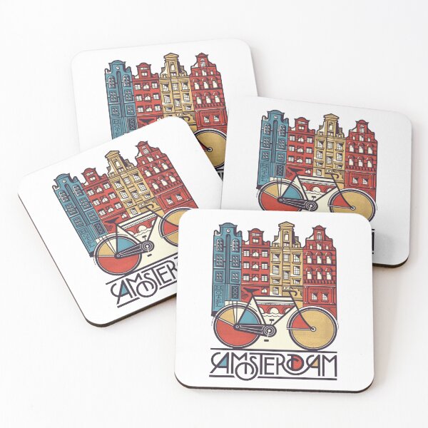 Item preview, Amsterdam bicycle travel city designed and sold by Shresart ✨.