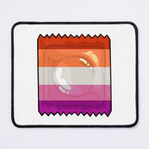 Item preview, Lesbian Flag Condom Pack Safe Sex Vintage Apothecary Art designed and sold by Mustangana.