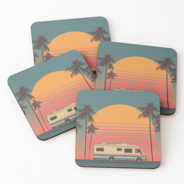 Item preview, Camper drive by palm trees designed and sold by anytka.