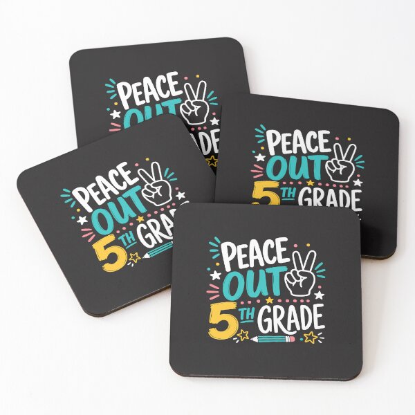 Item preview, Peace Out 5th Grade Graduation Funny Last Day of School designed and sold by kiralynstration.