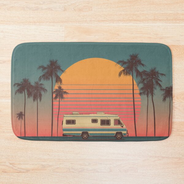 Item preview, Camper drive by palm trees designed and sold by anytka.