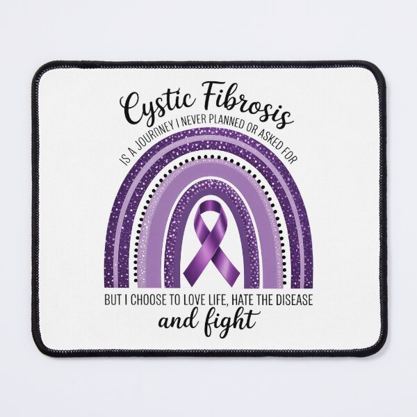 Item preview, Cystic Fibrosis Awareness Purple Ribbon Rainbow designed and sold by sailorjessiArt.
