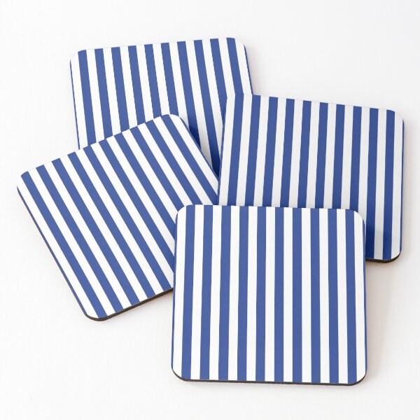 Item preview, Blue Stripe Pattern – Scandinavian Coastal Minimalist Medium Lines designed and sold by TheSlowShore.
