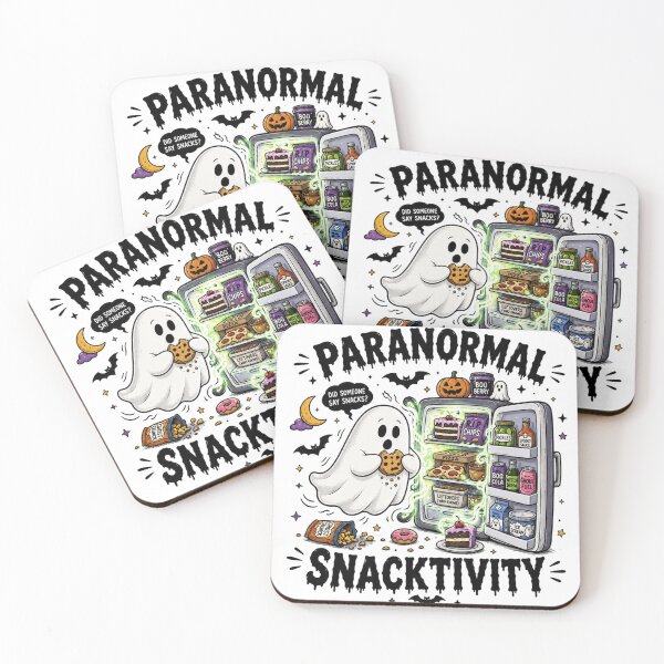 Item preview, Funny Ghost Paranormal Snacktivity Halloween Art designed and sold by InkNovaLab.