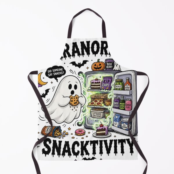 Item preview, Funny Ghost Paranormal Snacktivity Halloween Art designed and sold by InkNovaLab.