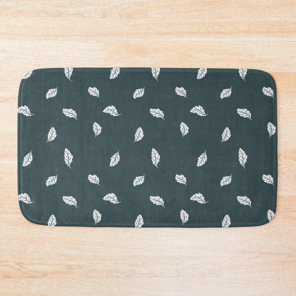 Item preview, Minimalist Monochrome Botanical Leaves Pattern designed and sold by Surya Design Studio.