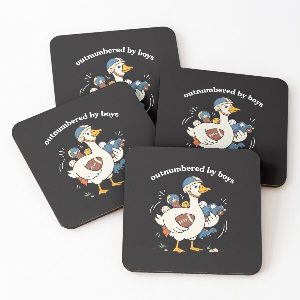 Item preview, Outnumbered By Boys Funny Mama of Sons Vintage Mother Humor designed and sold by kiralynstration.