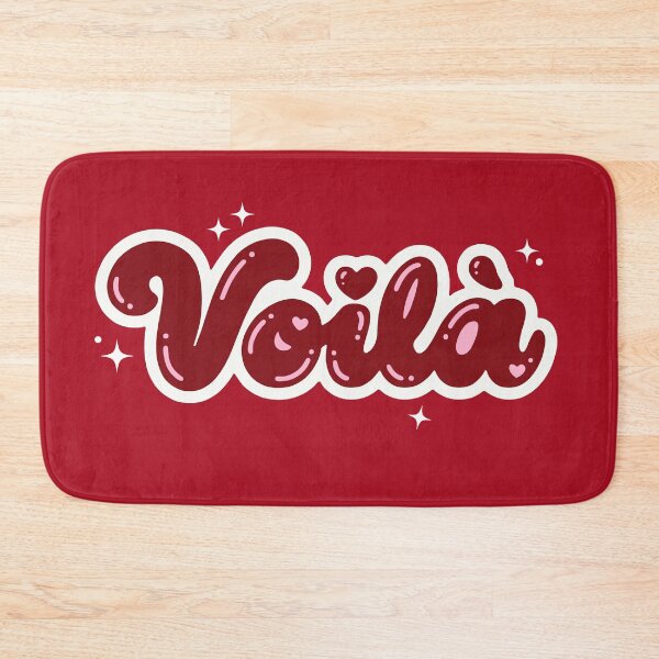 Item preview, Voilà French Retro Typography Red Edition designed and sold by AbsoluteMotif.