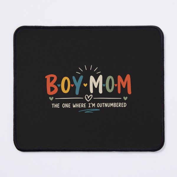 Item preview, Boy Mom The One Where I’m Outnumbered Funny Motherhood Retro designed and sold by kiralynstration.