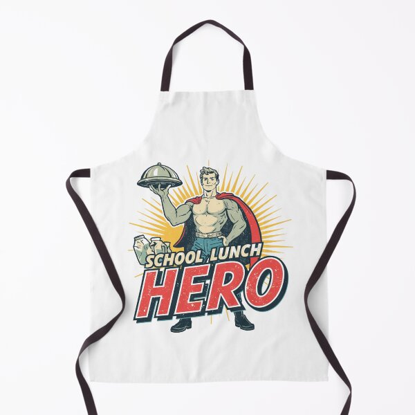 Item preview,  School Lunch Hero – Funny Cafeteria Worker Gift, Lunch Lady Appreciation Design, School Staff Hero designed and sold by ChameraDesign.