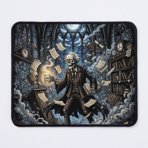 Item preview, Surviving Purely On Coffee And Chaos Funny Skeleton Teacher designed and sold by printedartgoods.