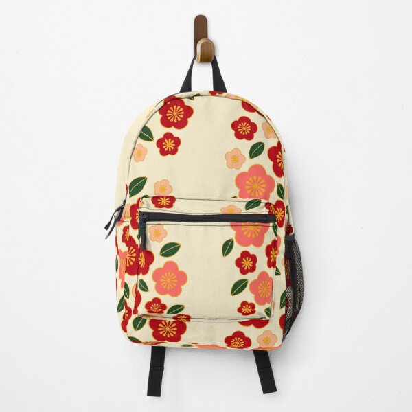 Item preview, Ume Pop Plum Blossom Kawaii Floral Pattern designed and sold by AbsoluteMotif.