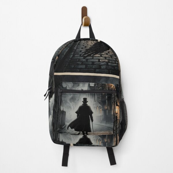Item preview, The Cloaked Figure | Victorian Noir Raven Shadow Gothic Art designed and sold by Studio77-Gothic.
