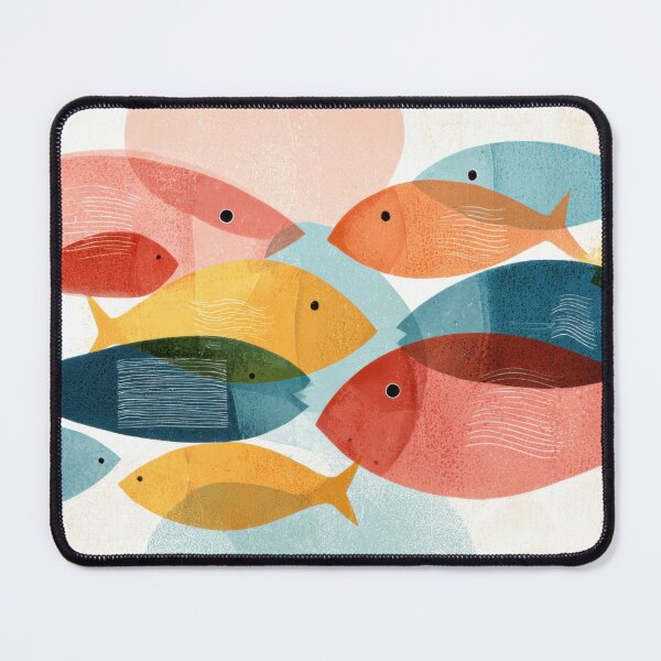 Item preview, Colorful fish swimming in water designed and sold by anytka.