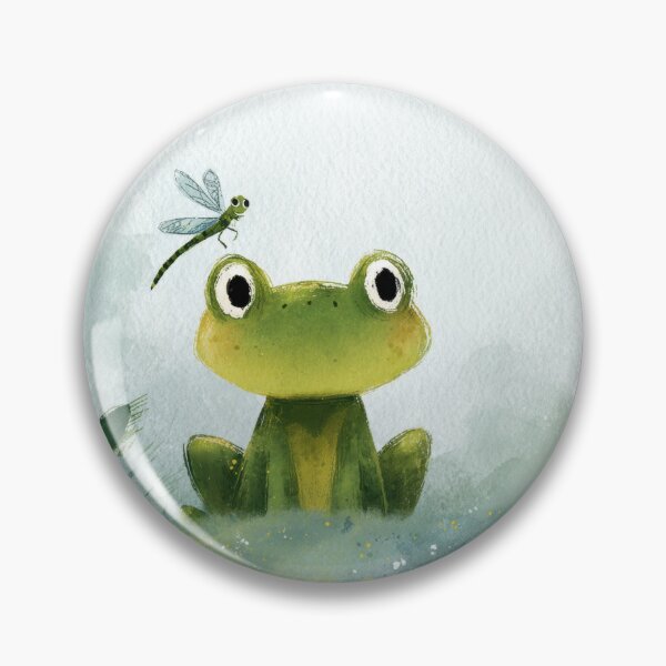 Item preview, Frog dragonfly in green designed and sold by anytka.