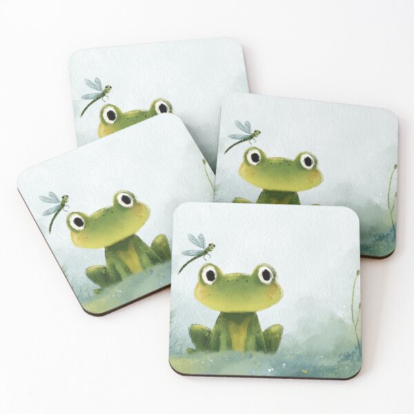 Item preview, Frog dragonfly in green designed and sold by anytka.