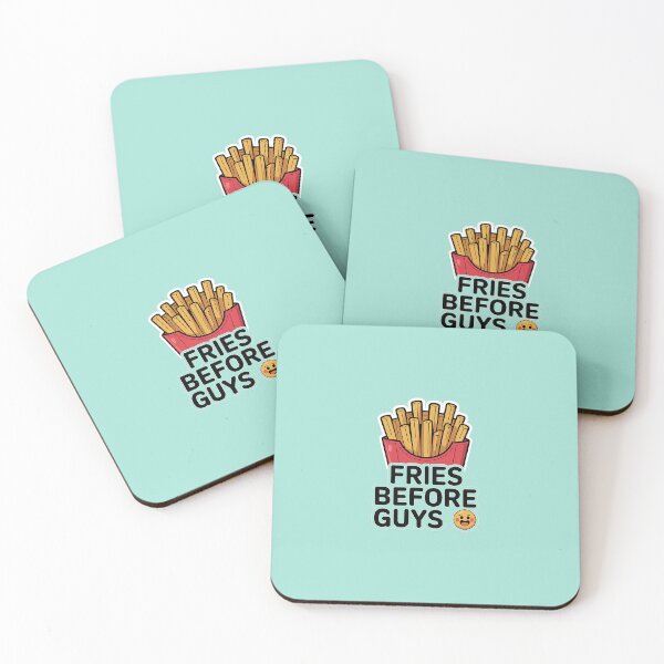 Item preview, Fries Before Guys Funny Food Quote Design designed and sold by WX-ST.